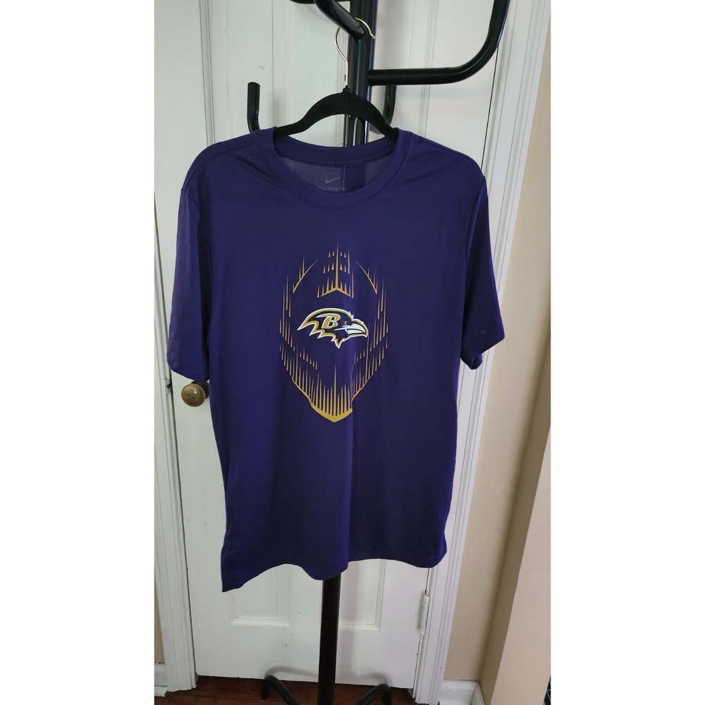 Nike Men's Baltimore Ravens Legend Icon Performance T-Shirt Size L Purple